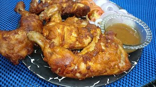 Chicken Fry MDHussain Jama Masjid Style  Famous Recipe  Simple and Crispy [upl. by Karlow]