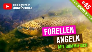 FORELLENANGELN am Bach mit Gummifisch 🥰🎣🙌 [upl. by Thor]