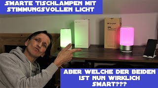 Smarte Tischlampen  Auspacken Einrichten Vergleichen und Testen welche ist die smarte Lampe [upl. by Olemrac]