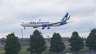 Icelandair Boeing 767 Landing at London Heathrow Airport  061024 [upl. by Zischke]