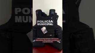 Chalecos antibalas y cascos balísticos para la seguridad de los elementos de la Policía Municipal [upl. by Naletak393]