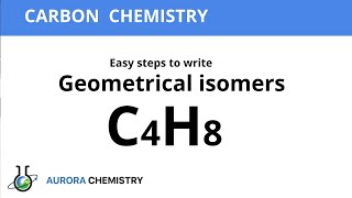 Geometrical isomerism in C4H8 But2ene [upl. by Troc]