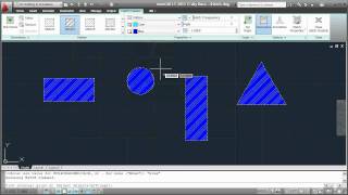 Hatch Command Enhancements  AutoCAD LT 2011 [upl. by Bibi563]