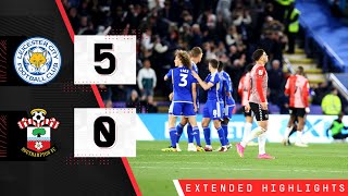 EXTENDED HIGHLIGHTS Leicester 50 Southampton  Championship [upl. by Illona498]