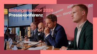 Bildungsmonitor 2024 Pressekonferenz [upl. by Roberto]