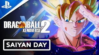 DRAGON BALL XENOVERSE 2 – New Saiyan Day Update [upl. by Willms70]