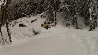 Snow Wheeling the North Cascades  SNOWTREKorg [upl. by Deery]