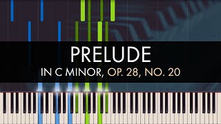 Frédéric Chopin  Prelude in C Minor Op 28 No 20 [upl. by Nirro]