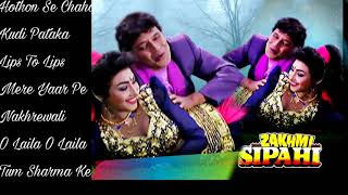 Bollywood Juke Box  Zakhmi Sipahi Juke Box  1994   Mithun Chakraborty [upl. by Esenwahs]