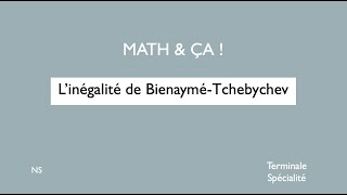 Linégalité de Bienaymé Tchebychev [upl. by Drarig]