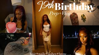 MY 19TH BIRTHDAY VLOG ☆  prep grwm dinner pictures more birthdayvlog vlog grwm [upl. by Erdreid819]