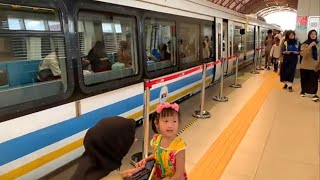 Bandara ke Palembang Icon naik LRT [upl. by Elyod659]