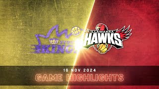 NBL Mini Illawarra Hawks vs Sydney Kings  Extended Highlights [upl. by Wilek]