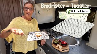 Brødrister til gaskomfur  Toaster til gasblus [upl. by Yonit]