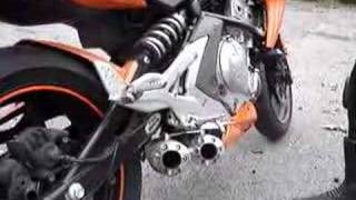 Kawasaki ER6n orange Double IXIL [upl. by Faun]