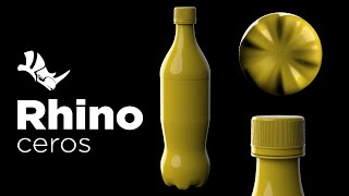 Modeling the bottle in Rhino  002 [upl. by Carlene]