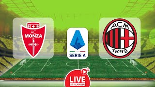 AC MONZA vs AC MILAN 🔴Live match today⚽ [upl. by Demitria]