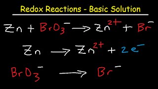 How To Balance Redox Equations In Basic Solution [upl. by Lebana289]