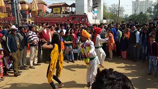 Dhol Nagada Dance at Surajkund Mela 2018  Day 8 [upl. by Desimone]