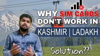 Why SIM Cards dont Work in KASHMIR LADAKH 🇮🇳  Easy Solution  Free Prepaid To Postpaid [upl. by Aehc986]