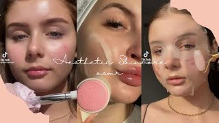 asmr skincare tiktok compilation [upl. by Silisav]