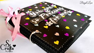 Scrapbook  Precious 💜  Special anniversary scrapbook ideas  birthday scrapbook ideas  S Crafts [upl. by Doris]