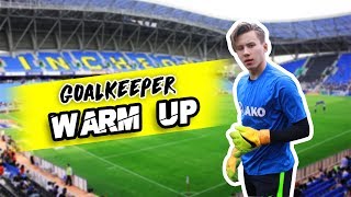 Goalkeeper warm up drills  Pro level goalkeeper training [upl. by Dore]