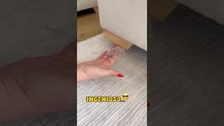 Protege las patas de los muebles 🤩 hogar limpieza sala hacks [upl. by Schug]