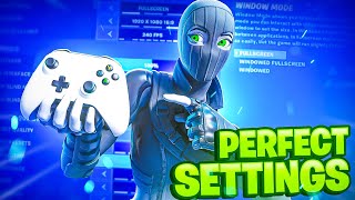 NEW BEST Controller SETTINGS  Sensitivity Guide Tutorial Fortnite Settings Explained [upl. by Dusa]