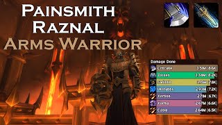 Mythic Painsmith Raznal  Kyrian Arms Warrior Pov [upl. by Namlak]