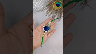 Beautiful Rakhi Making For Laddu Gopal🦚😍Diy Rakhi❤️✨shortsyoutubeshortsviraltrendingcraftdiy [upl. by Arved]