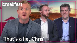 Chris Bishop defends Winston Peters media attacks in heated interview  TVNZ Breakfast [upl. by Atekin]