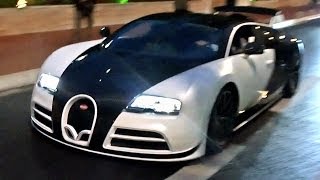 Mansory Bugatti Veyron Vivere driving in Monaco [upl. by Aidaas773]