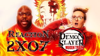 Demon Slayer  Mugen Train Series  2x7 Set Your Heart Ablaze  Group Reaction [upl. by Blondy902]