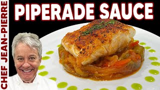 This Piperade Sauce Goes With Anything  Chef JeanPierre [upl. by Enalb]