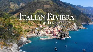 Top 10 Places On The Italian Riviera Cinque Terre amp Portofino [upl. by Tekcirc]