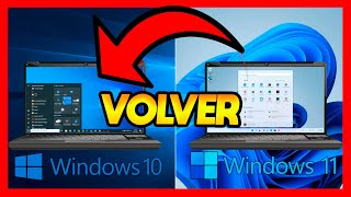 ✅COMO VOLVER A WINDOWS 10 DESDE WINDOWS 11 [upl. by Ydrah]