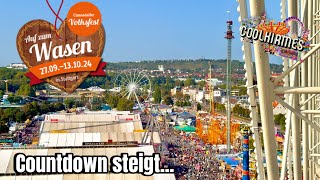 177 Cannstatter Volksfest 2024  Countdown steigt  Trailer  Clip by CoolKirmes [upl. by Jocelin546]