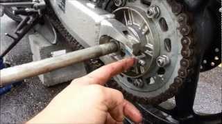 CBR 600 F4i Rear Wheel Replacement [upl. by Carmelina241]