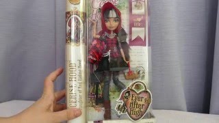 Cerise Hood  Ever After High Doll  Opening and Review [upl. by Plath320]