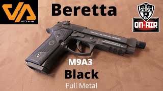 Beretta M9A3 Black quotFull Metalquot [upl. by Anazus229]