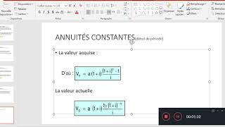 annuite constante debut de periode [upl. by Tratner]