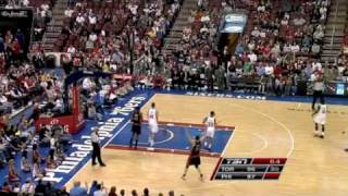 Andrea Bargnani hits a half court 3 pointer jumper shot as time expires vs Philadelphia 76ers [upl. by Gweneth]