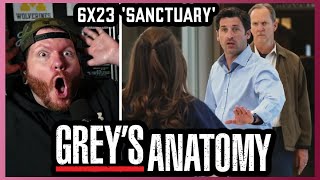 This was absolutely INSANE  First time watching Greys Anatomy REACTION 6x23 Sanctuary [upl. by Opportina]