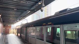 （Channel train to Tuen Mun  MTR TML Ikktrain D339D340 Exit Sha Tin Wai Platform 1 [upl. by Harrod160]