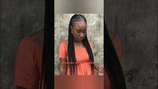 Unique braids hairstyles for black women braids cornrowshairstyles ghanaweaving shortswithogom [upl. by Hamid]