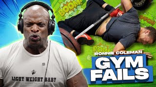 ULTIMATE Gym Fails  Ronnie Coleman [upl. by Dlonra]