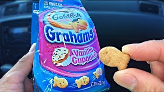 Goldfish Grahams Vanilla Cupcake  Pepperidge Farm review Ep10 [upl. by Naig]