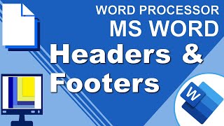 MS Word  Headers and Footers [upl. by Carlen]