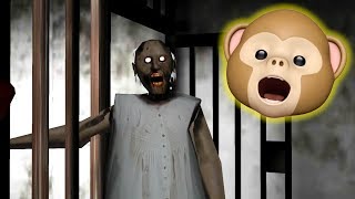 GRANNY LOCKED ME IN JAIL Horror Game [upl. by Ammadas]